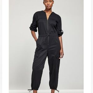 Athletes Celestial Utility Jumpsuit Black-Size M/T (medium tall) NWT